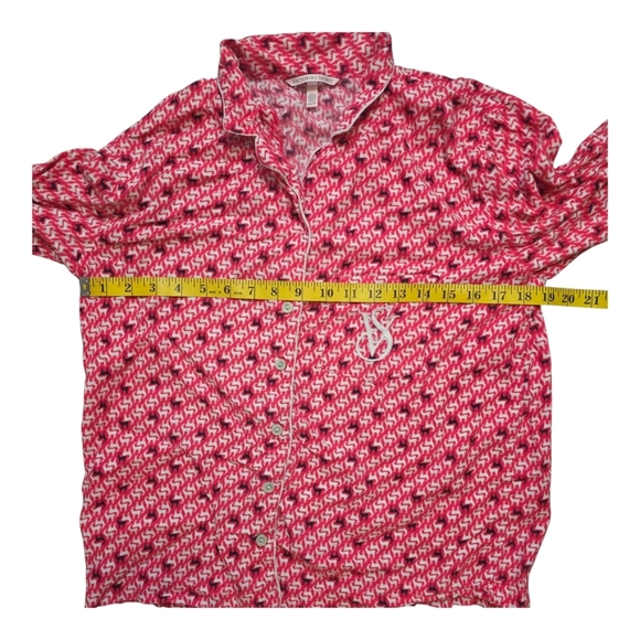 Victoria's Secret Deer 2 Piece Pajamas Pink White Black Size XS - Picture 7 of 16